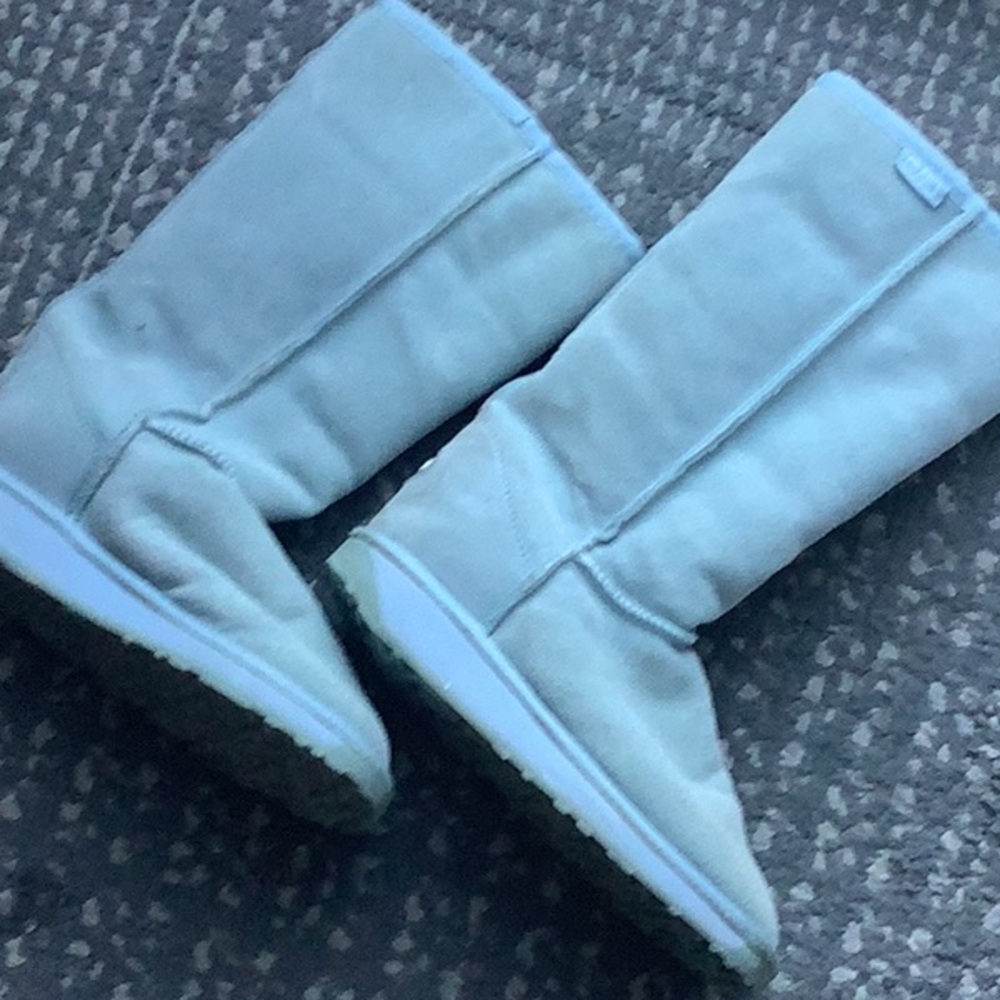 Emu wool lined suede boots size 5 - Picture 3 of 4